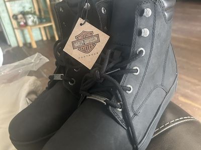 Harley-Davidson Footwear Men's Black Leather High Top Boots - New with Tags
