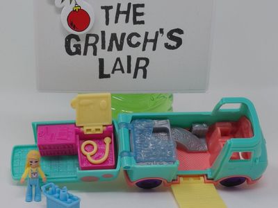Polly Pocket Pollyville Pet Groomer Vehicle Playset