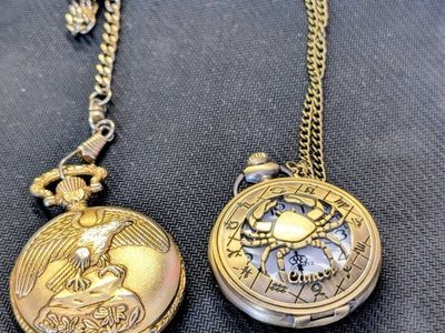 Set of 2 New pocket watches. asking $15 for both
