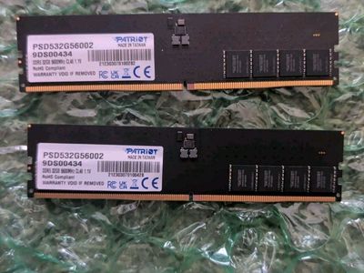 Patriot Signature DDR5 64GB (2x32GB) 5600MHz CL46 Desktop RAM Kits