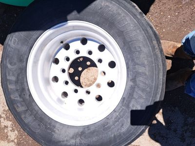Alcoa super single aluminum wheels
