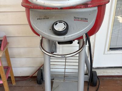 Char-Broil Patio Bistro Electric Grill - Red, Compact Outdoor Cooking