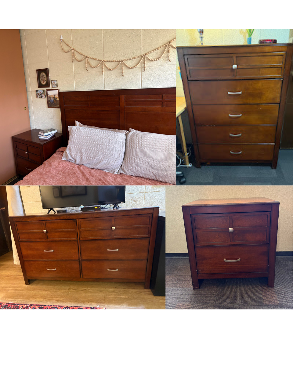 5-Piece Solid Wood Bedroom Set