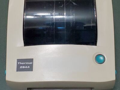 Grade-C. MAC only. Full package Zebra LP2844 Thermal Shipping Label Printer
