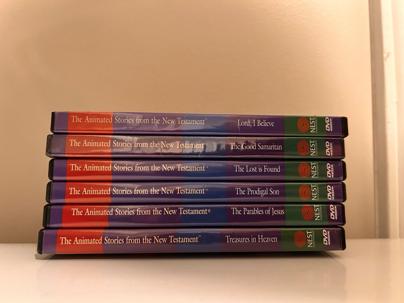 Living Scriptures/Nest Animated Stories from the New Testament - Vol. 2 (Lot of 6 DVDs)