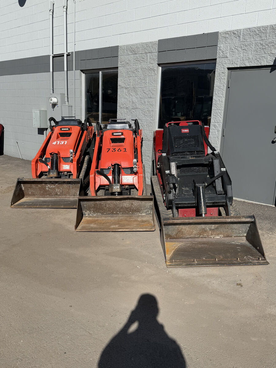 Mini Stand-On Skid Steer Rental – Kubota SCL1000 / Toro Dingo TX1000 / Bobcat MT120 - Half day options