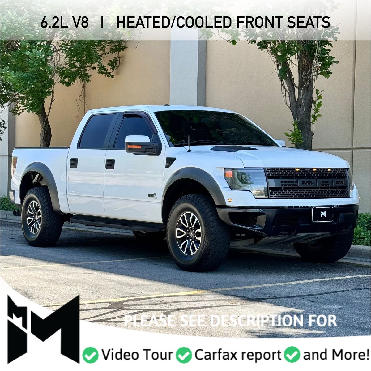 2013 Ford F-150 SVT Raptor — rebuilt & branded title, 3% below market