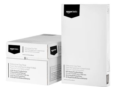 HALF PRICE OF AMAZON! BRAND NEW* Case of 2500 sheets of 11“ x 17“ multipurpose copy/printer paper