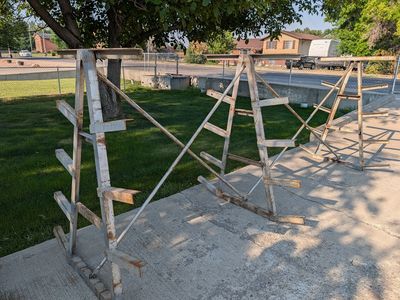 Three Tower Metal Storage Racks
