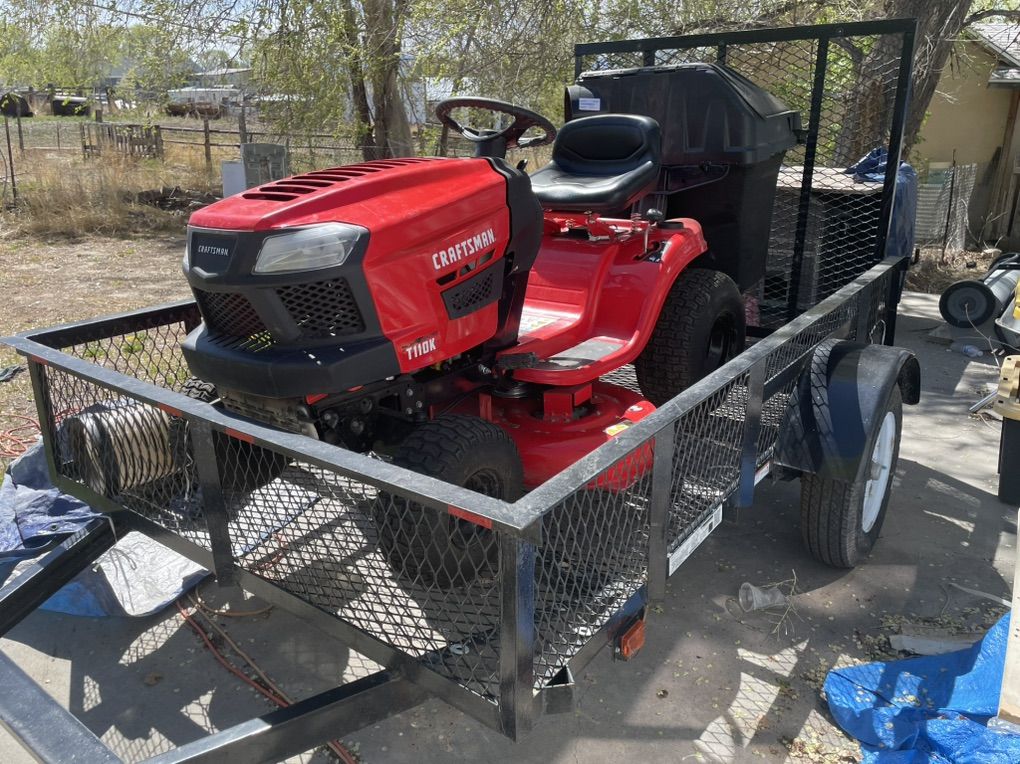 Utility Trailer and Tractor