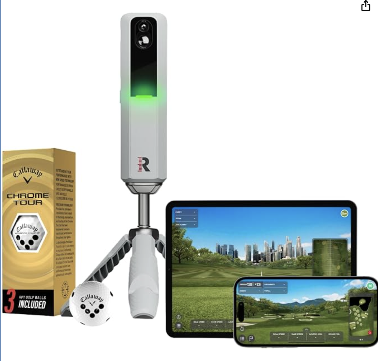 Rapsodo MLM2Pro Mobile Launch Monitor Golf Simulator 