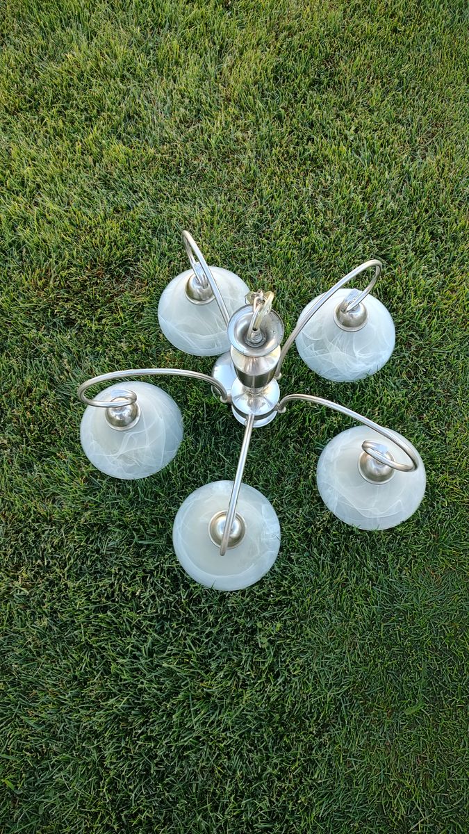 5 bulb hanging light fixture