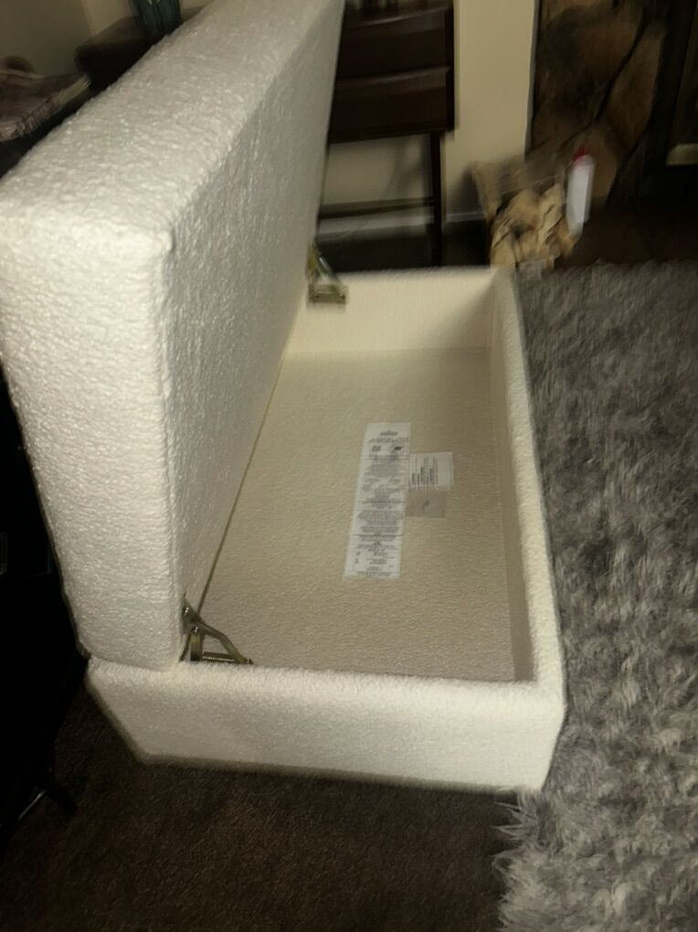 Crate & Barrel Storage Ottoman