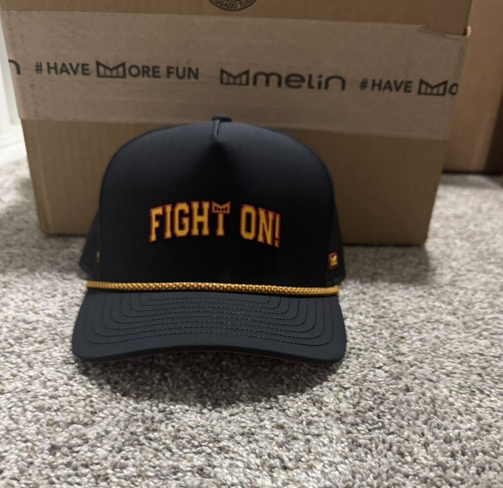 Melin x USC Black Fight On Hat Sz Classic