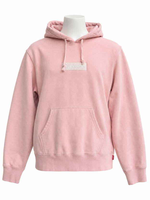 Supreme FW16 Peach Box Logo Hoodie Pink 2016 Men’s XXL Pullover