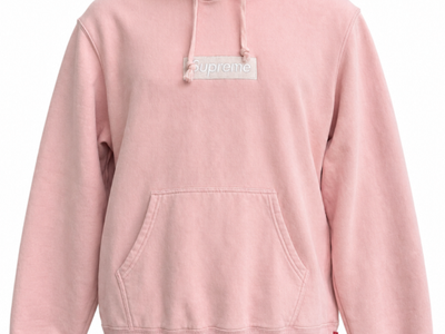 Supreme FW16 Peach Box Logo Hoodie Pink 2016 Men’s XXL Pullover
