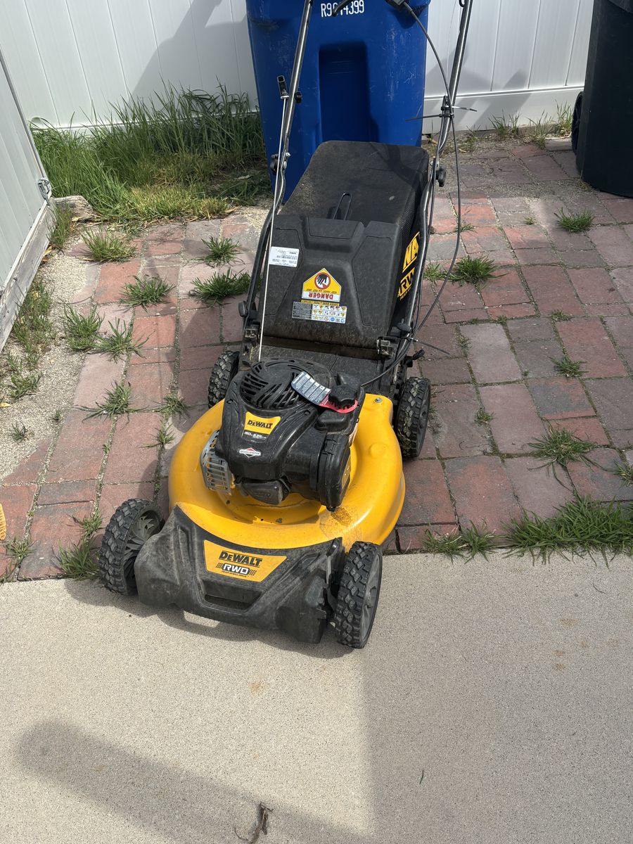 brand new dewalt lawn mower