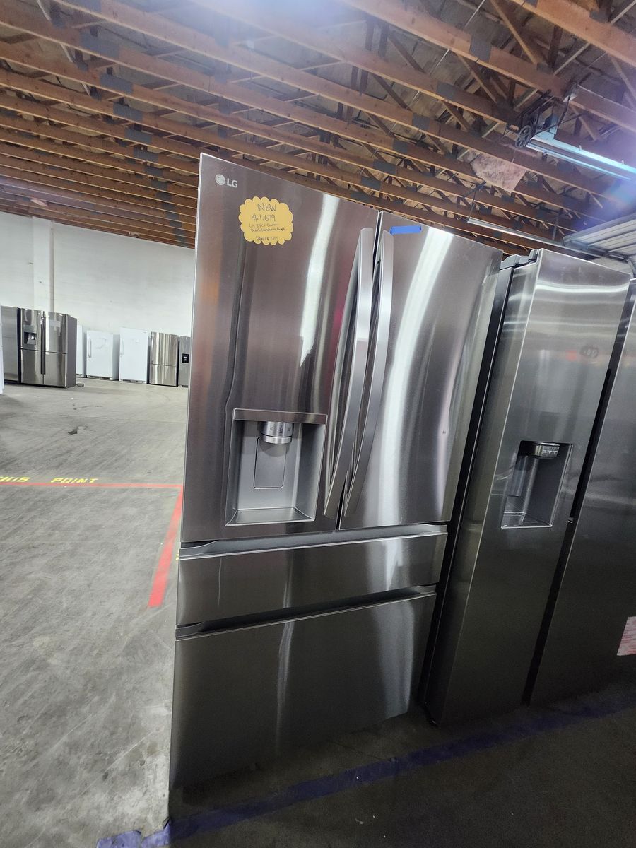 LG Counter Depth French Door Refrigerator Stainless Steel with Water Dispenser - Brand New