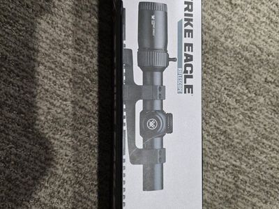 Vortex Strike Eagle 1-6x24 Riflescope SE-1624-2 AR-BDC3 MOA Reticle, New in Box