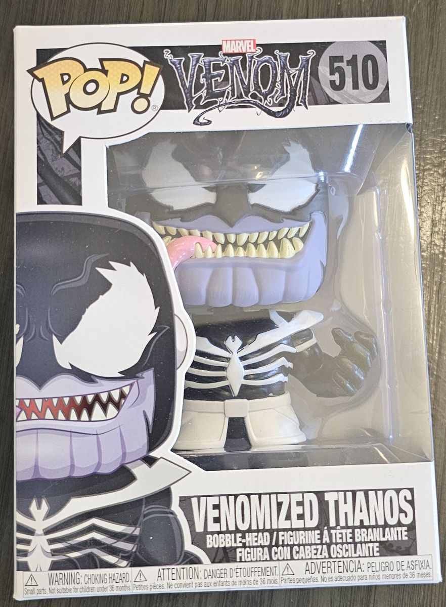 Funko Pop! Marvel Venomized Thanos Bobble-Head #510 - Collectible Figure