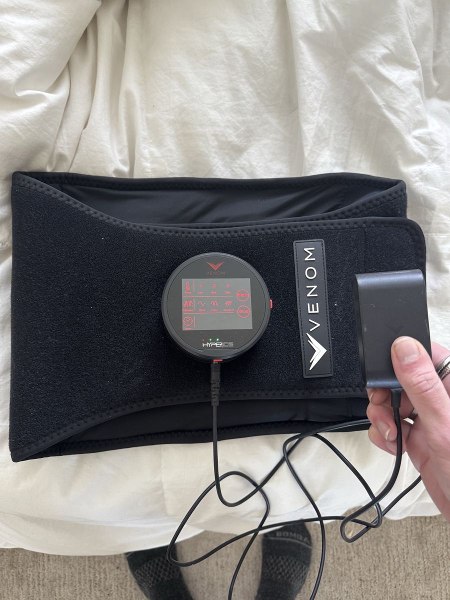 Hyperice Venom Heated Vibration Back Wrap Recovery Massager