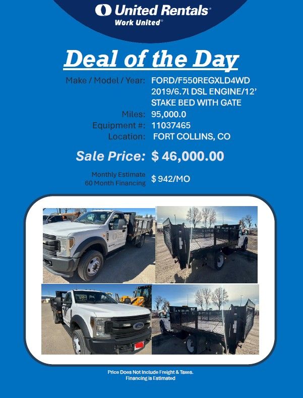 Pickup truck Ford 550 Diesel 4x4 2019 Fort Collins CO