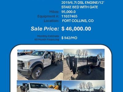 Pickup truck Ford 550 Diesel 4x4 2019 Fort Collins CO