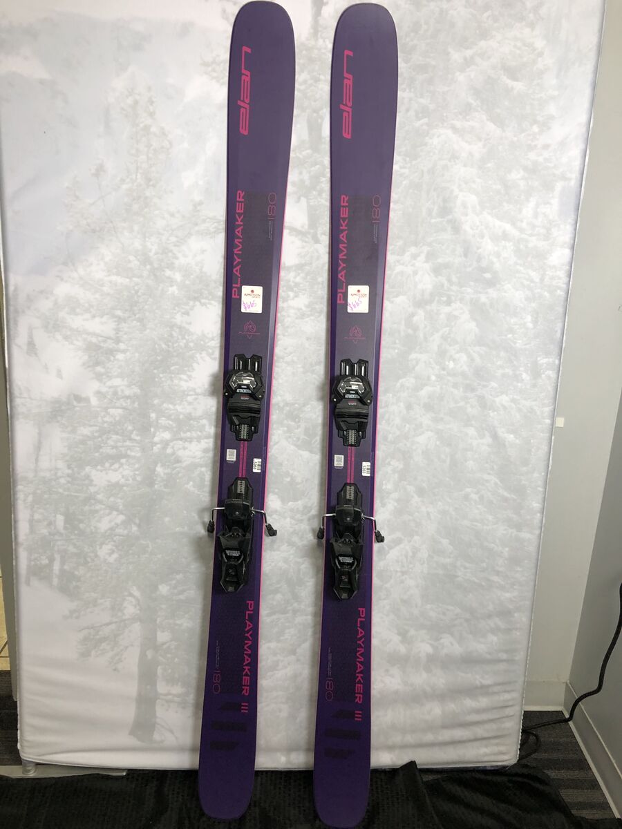 Lightly used 2025 Elan Playmaker 111 ski- 180cm w/ Tyrolia Attack LYT 13 adjustable GW binding