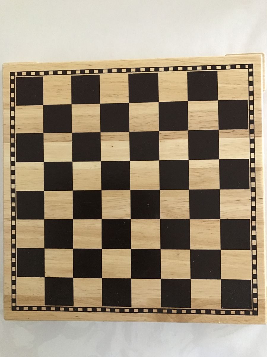 Chess and Checkers Solid Wood 2005 Target Brand,