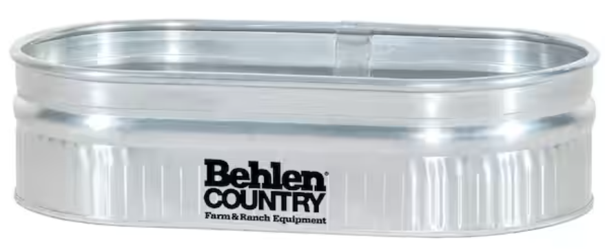 Behlen Round End Stock Tank 4ft x 2ft x 1ft