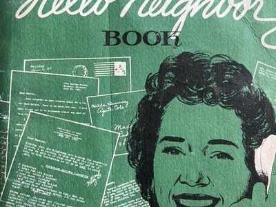 Vintage church and community cookbooks