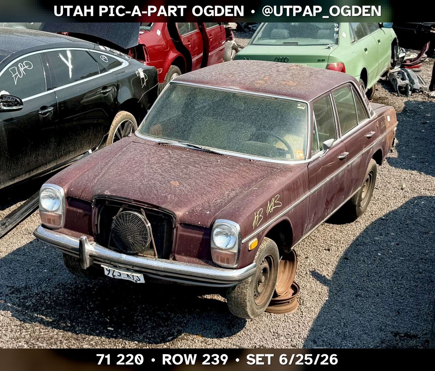1971 Mercedes-Benz 220 Parts - UTPAP Ogden