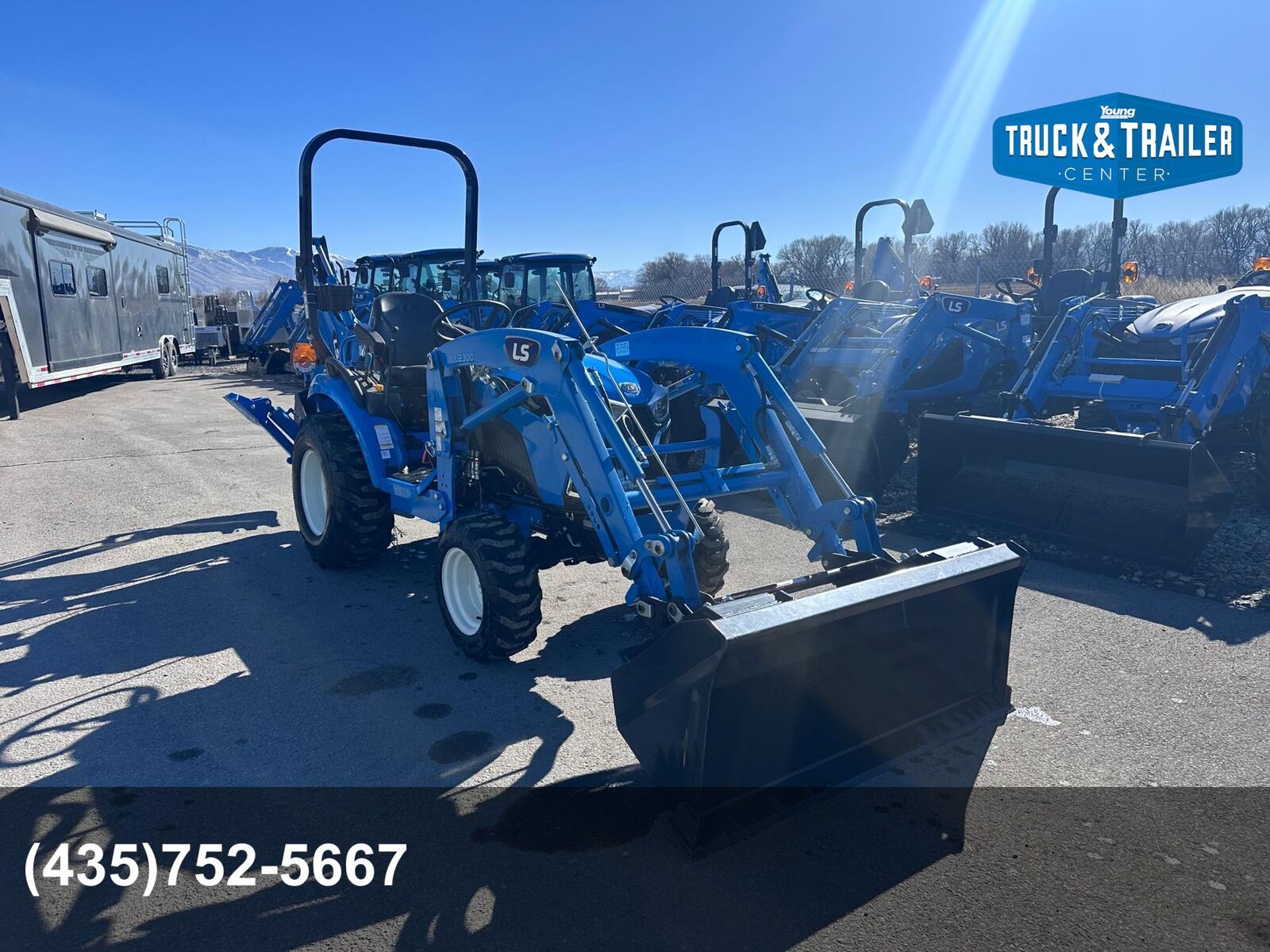 Used 2024 LS MT225S with Backhoe