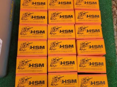 .223 Ammo Lot – 750 Rounds HSM 55gr V-MAX w/ Ammo Can