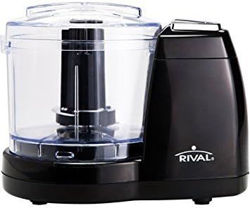 Rival Mini Food Processor, Black, Compact Design, for Everyday Kitchen Tasks