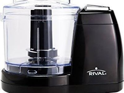 Rival Mini Food Processor, Black, Compact Design, for Everyday Kitchen Tasks
