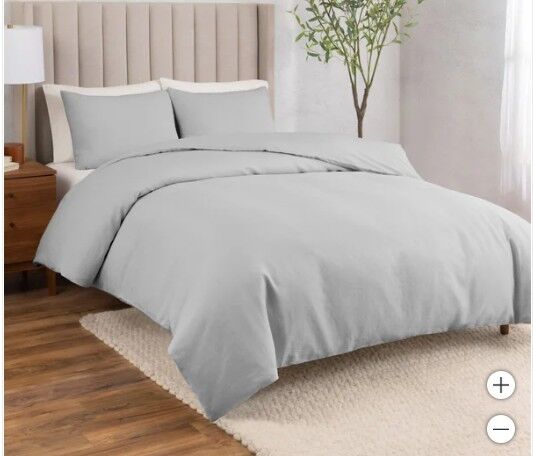 Welhome Relaxed Duvet Cover 3-piece Set, King/Cal. King, Storm Shadow 1816395 #102734