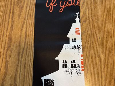 Halloween placemats and flags