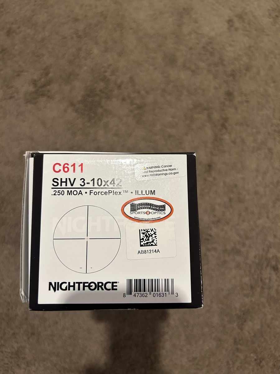 Nightforce SHV Scope