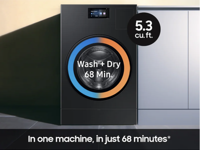 New Samsung Bespoke Washer & Dryer "In One" Design