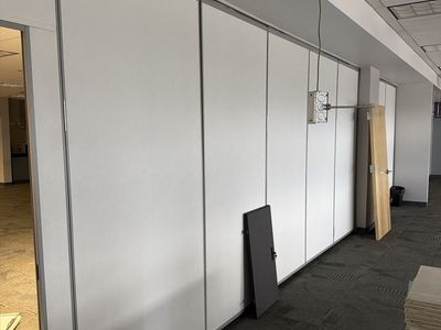 8’ tall Accordion partition wall