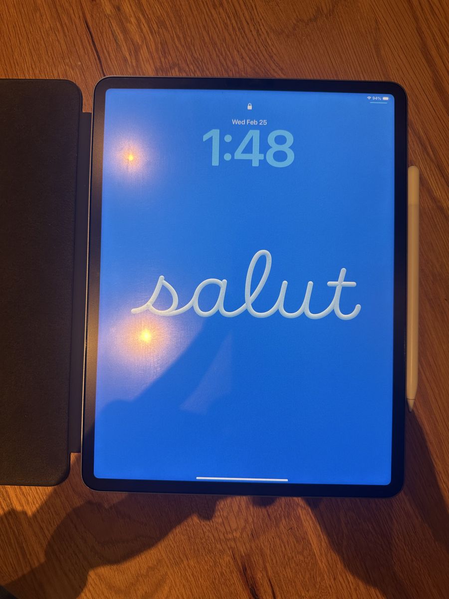 12.9” iPad Pro (6th Generation) M2 chip Wi-Fi 128GB Space Gray