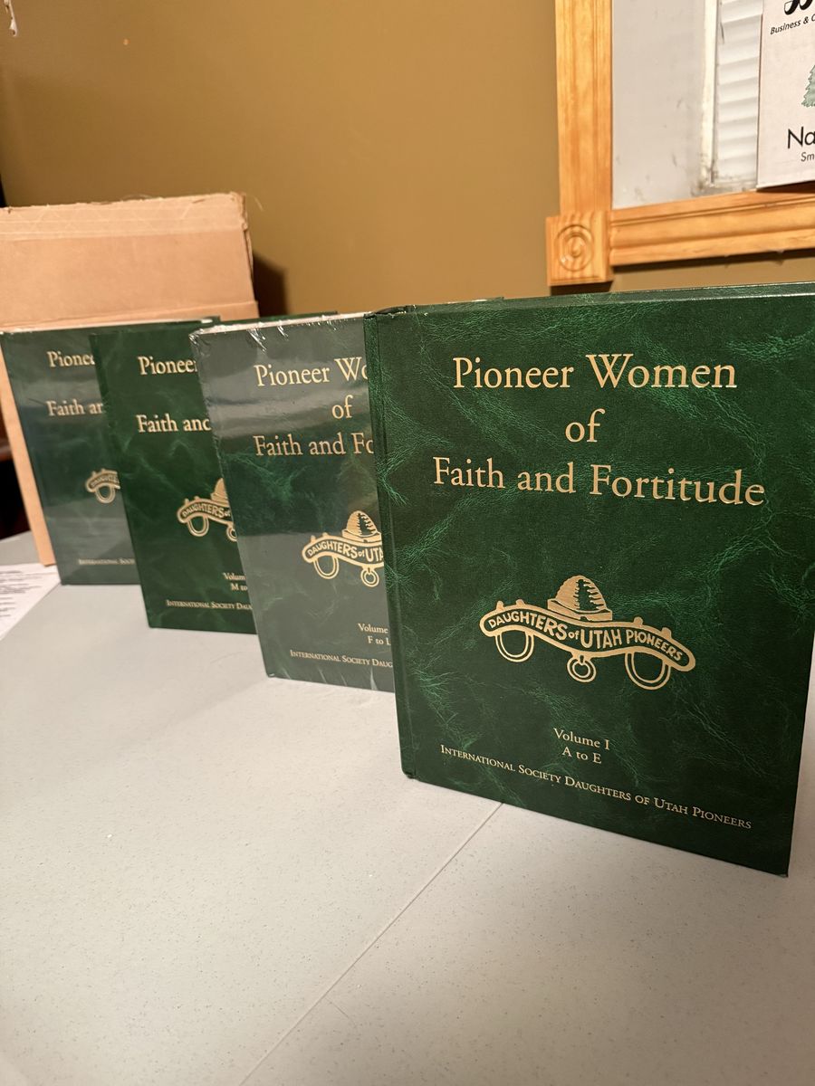 History Books-Pioneer Women of Faith and Fortitude 4 Volume Set - Daughters of Utah Pioneers