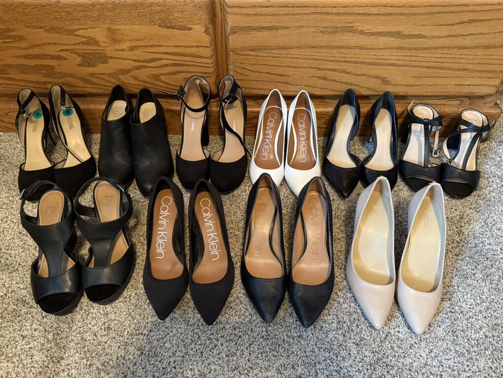 Womens Heels 7 1/2 - 8