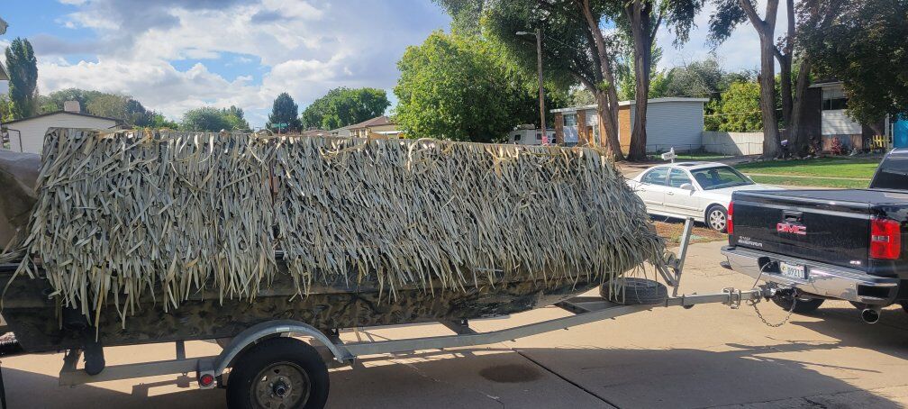 Hunting/fishing boat with 45hp hyperdrive