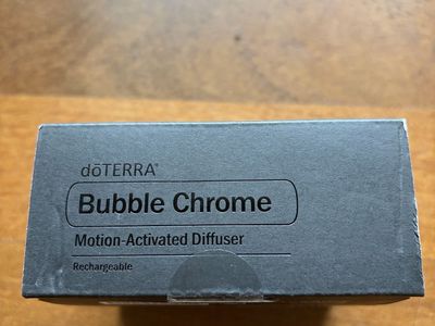 doTERRA Bubble Chrome Motion-Activated Rechargeable Diffuser - New in Box