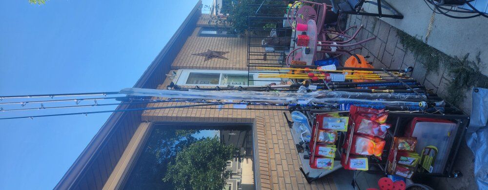 deep sea and surf casting fishing rods