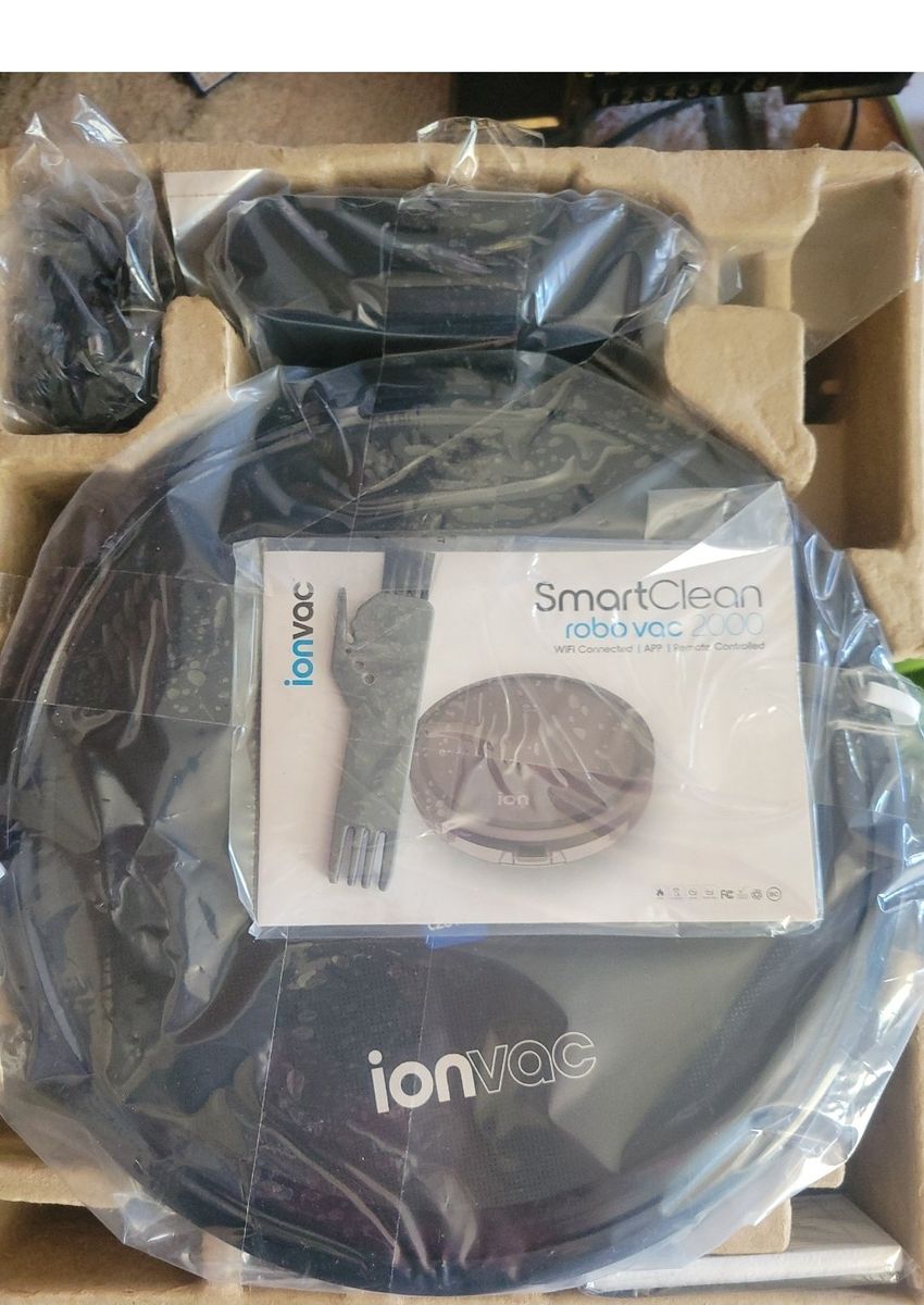 Ionvac SmartClean Robovac 2000 Robotic Vacuum - WiFi Connected, App & Remote Controlled