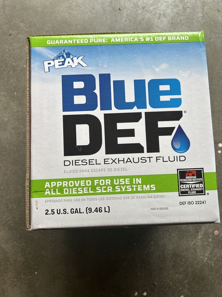 Blue def 2.5 Gallons