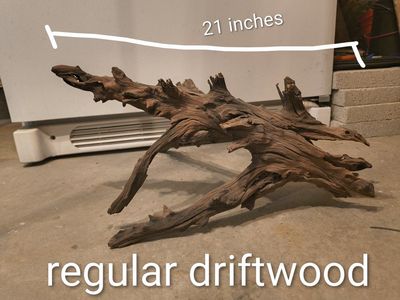 Assorted Driftwood- Mopani, Sandblasted Grapevine, regular